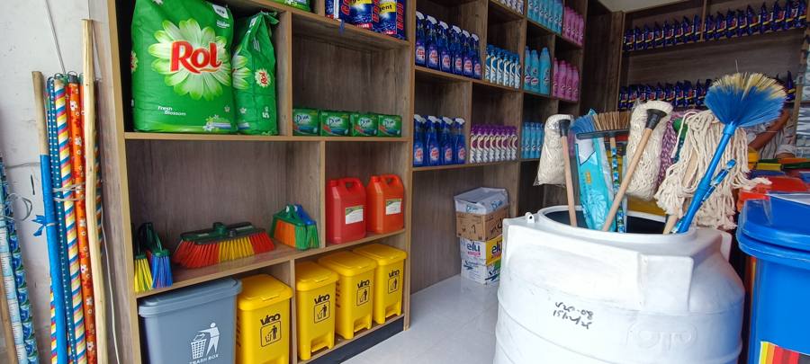 CleanHub brooms and cleaning tools in Addis Ababa